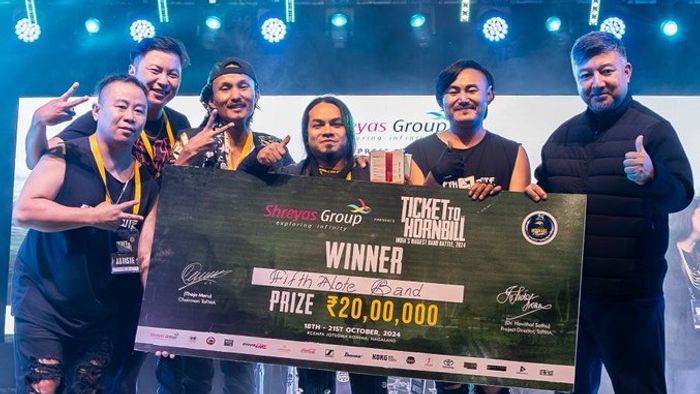 Nagaland band Fifth Note clinches top spot in grand finale of Ticket to Hornbill battle