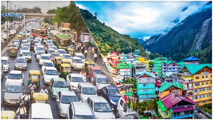 Sikkim government considers odd/even vehicle restrictions to alleviate traffic congestion in Gangtok