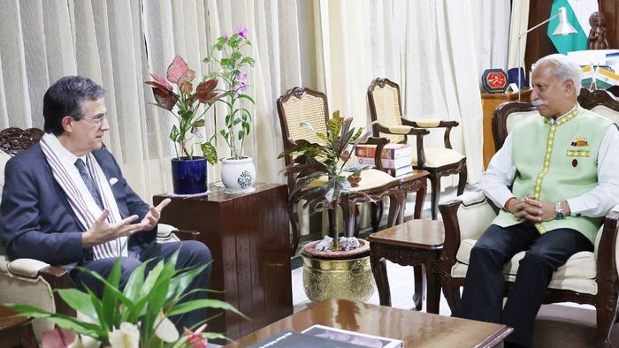French Ambassador discusses cultural exchange and sustainable development with Arunachal Governor