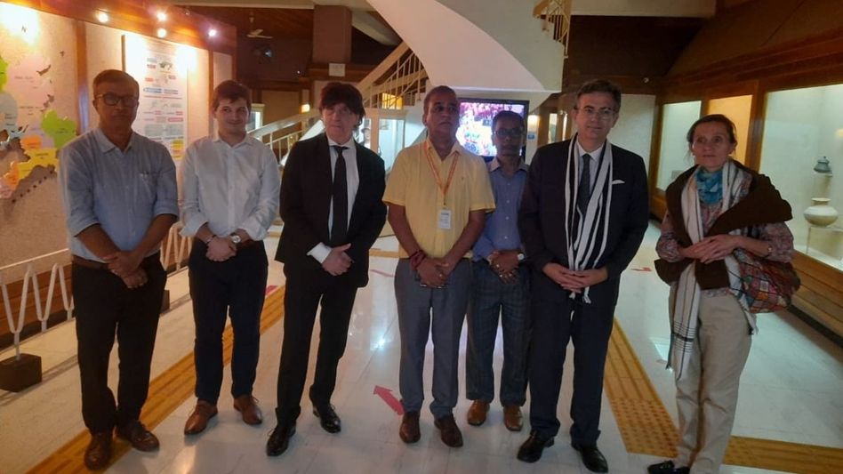 Arunachal: French Ambassador visits state museum at Itanagar Arunachal: French Ambassador visits state museum at Itanagar