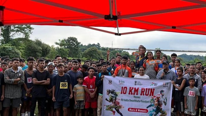 Meghalaya: 10 km marathon draws record turnout in Ampati