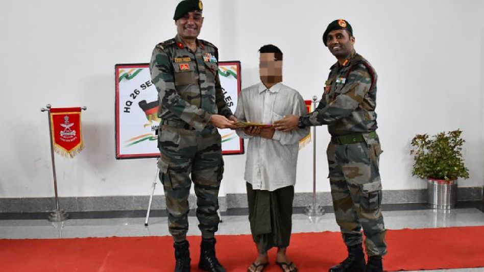 Assam Rifles facilitates homecoming of former insurgent, reunited with family in Manipur's Pallel Assam Rifles facilitates homecoming of former insurgent, reunited with family in Manipur's Pallel