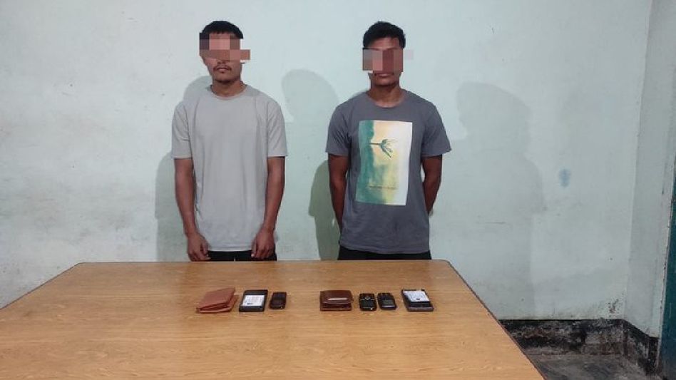 Manipur Police arrest 2 militants suspected of extortion activities in Imphal West Manipur Police arrest 2 militants suspected of extortion activities in Imphal West