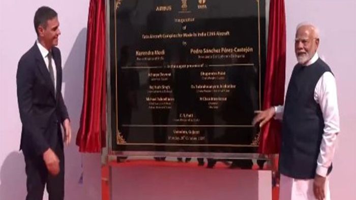 Prime Ministers Modi and Sanchez inaugurate TATA-Airbus aircraft assembly facility in Vadodara
