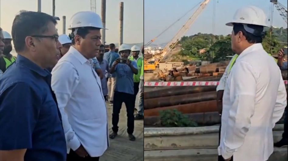 Assam: Sarbananda Sonowal reviews Northeast's first ship repair facility and elevated road project Assam: Sarbananda Sonowal reviews Northeast's first ship repair facility and elevated road project