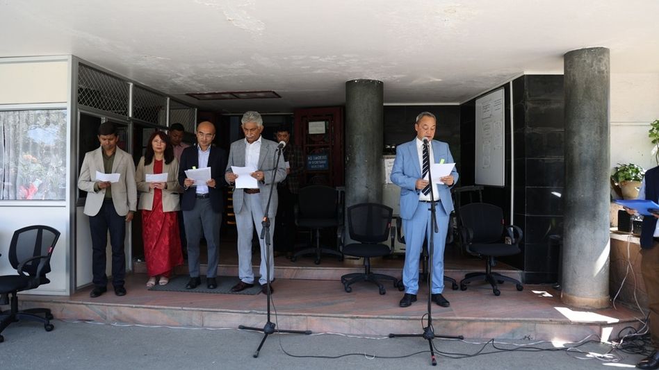 Meghalaya Chief Secretary leads pledge to promote integrity Meghalaya Chief Secretary leads pledge to promote integrity