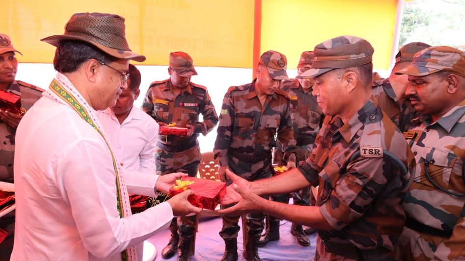 Tripura CM announces welfare measures for State Rifles Tripura CM announces welfare measures for State Rifles