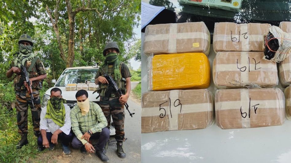 Tripura: Assam Rifles seizes yaba tablets worth Rs 18 crore in West district; two held Tripura: Assam Rifles seizes yaba tablets worth Rs 18 crore in West district; two held