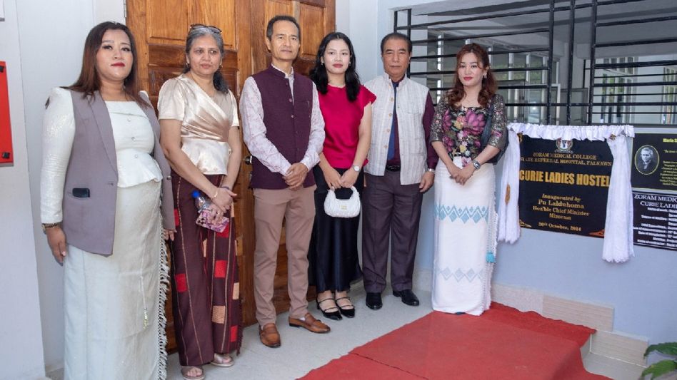 Mizoram CM Lalduhoma unveils new girls' hostel at Zoram Medical College Mizoram CM Lalduhoma unveils new girls' hostel at Zoram Medical College