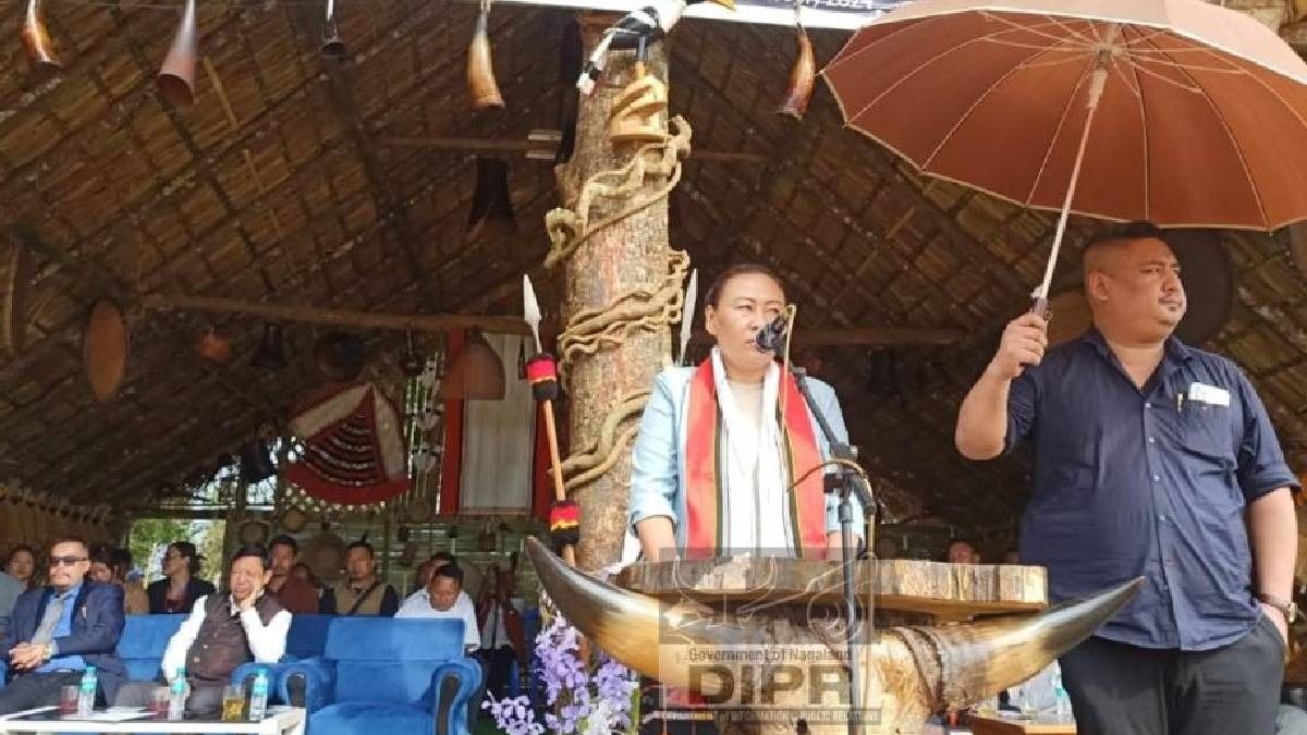 Nagaland: Chega-Gadi cum Mini Hornbill Festival begins with cultural fervor in Nzau village