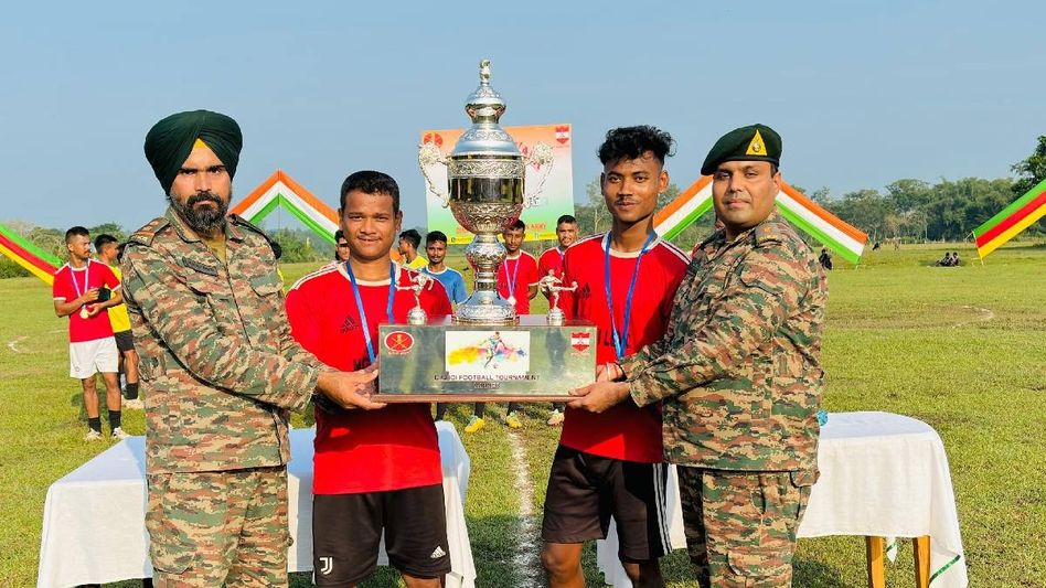 Assam: Indian Army organises football tournament in Digboi Assam: Indian Army organises football tournament in Digboi
