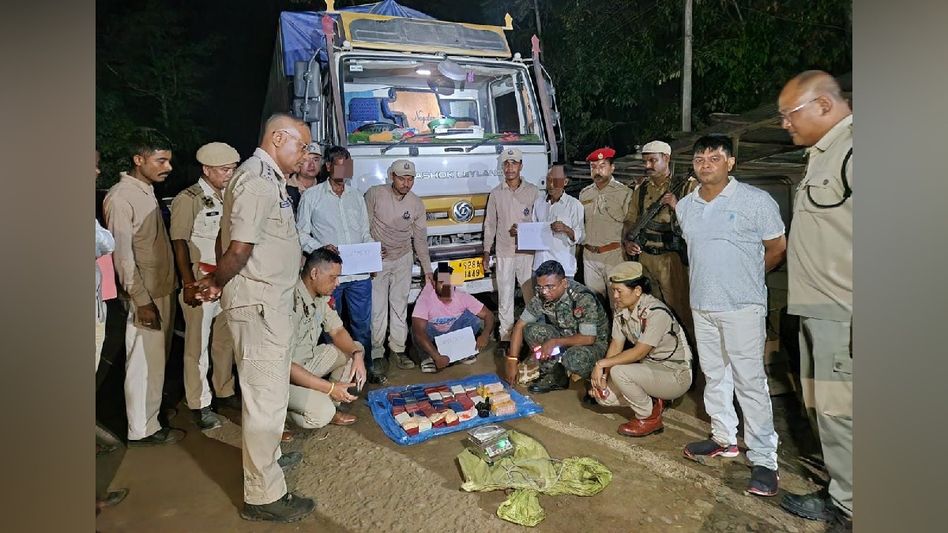 Assam's Cachar police seize suspected heroin and Yaba tablets worth Rs 7 crore, one apprehended Assam's Cachar police seize suspected heroin and Yaba tablets worth Rs 7 crore, one apprehended