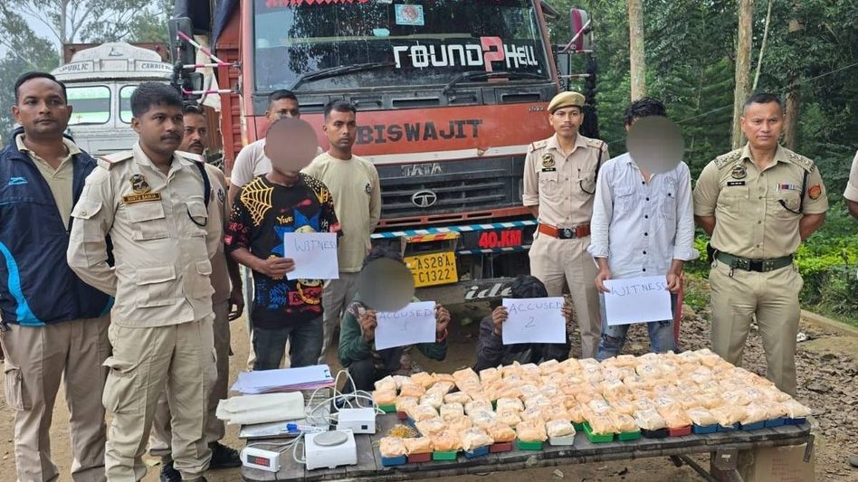 Assam: Heroin worth Rs 8 crore seized in Karbi Anglong; two arrested Assam: Heroin worth Rs 8 crore seized in Karbi Anglong; two arrested