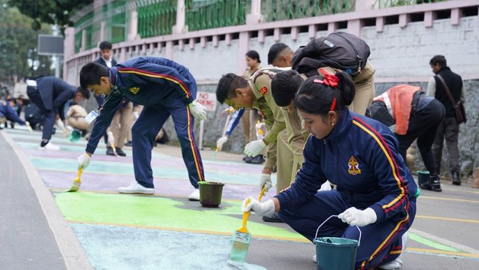 Meghalaya: Students paint the way for safer streets in state