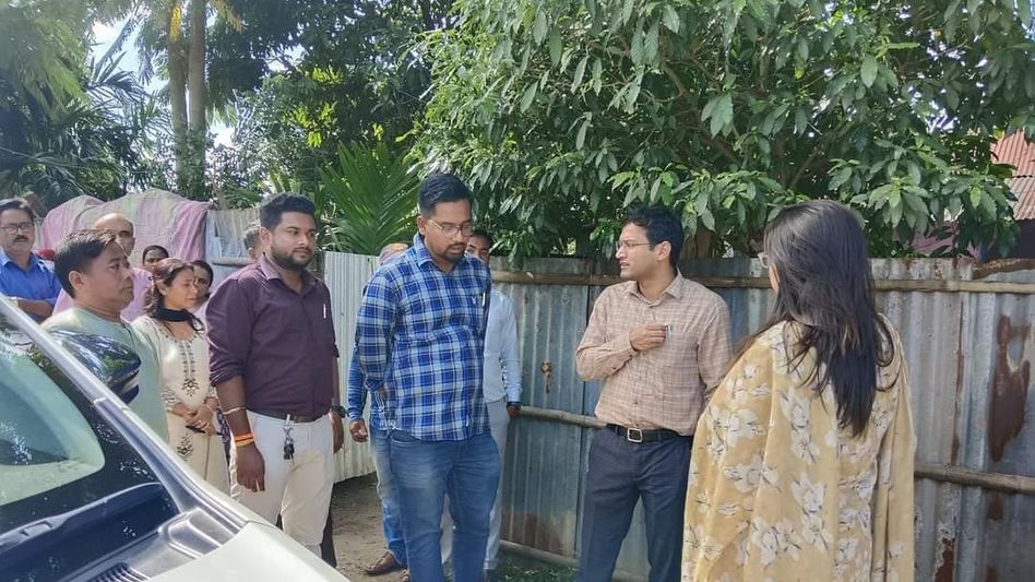 Assam: Cachar DC pushes for 5-star water model at Jal Jeevan Mission site Assam: Cachar DC pushes for 5-star water model at Jal Jeevan Mission site