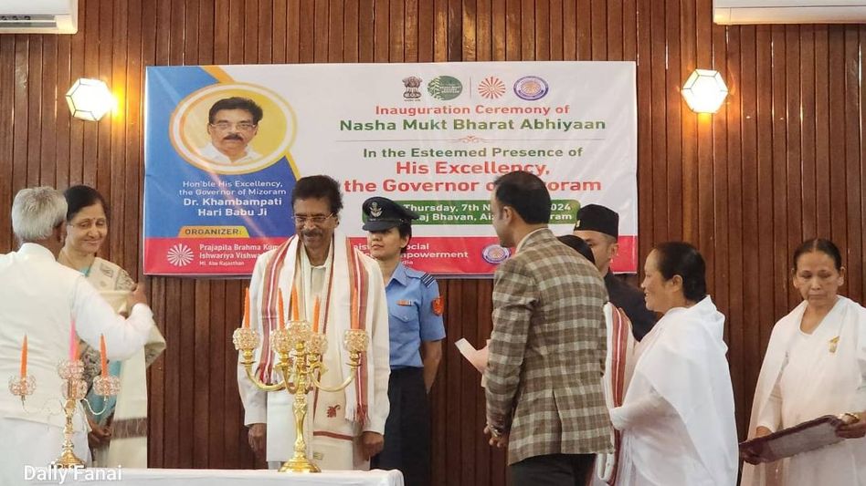 Mizoram Governor launches Nasha Mukh Bharat Abhiyaan Mizoram Governor launches Nasha Mukh Bharat Abhiyaan