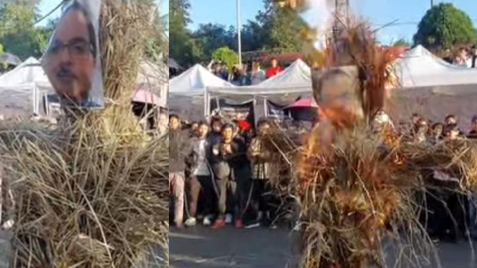 Meghalaya: NEHU students intensify protest, burn effigies of VC, other officials Meghalaya: NEHU students intensify protest, burn effigies of VC, other officials