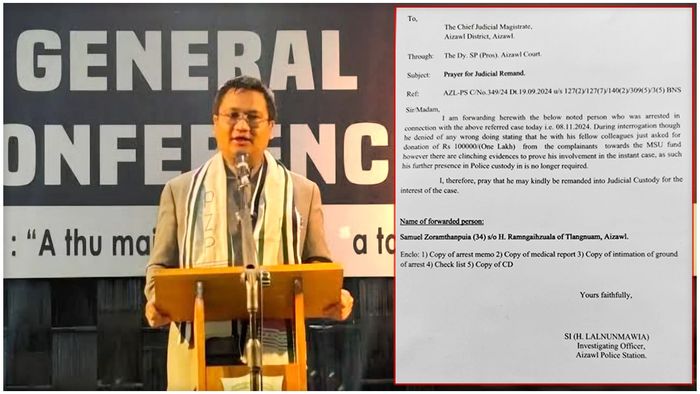 Mizoram: Mizo Students’ Union President arrested in connection to kidnapping and extortion