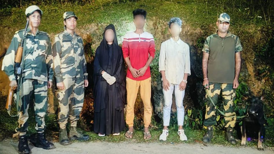 Tripura BSF apprehend one Bangladeshi, three Rohingyas in separate incidents Tripura BSF apprehend one Bangladeshi, three Rohingyas in separate incidents