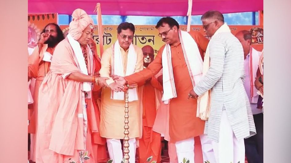 Religious atmosphere in Tripura returned with BJP government: CM Manik Saha Religious atmosphere in Tripura returned with BJP government: CM Manik Saha