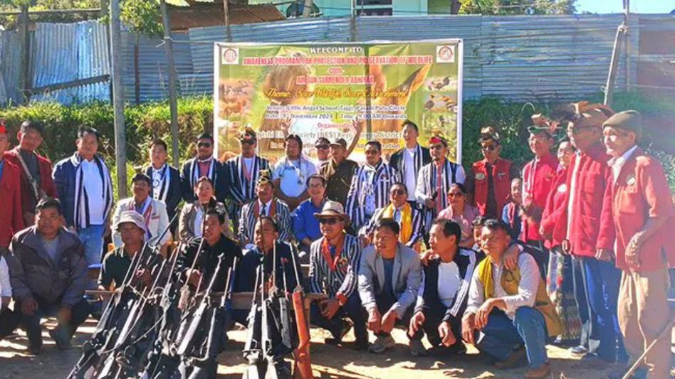 Arunachal: Nyishi Elite Society’s Keyi Panyor unit surrenders airguns to protect wildlife Arunachal: Nyishi Elite Society’s Keyi Panyor unit surrenders airguns to protect wildlife