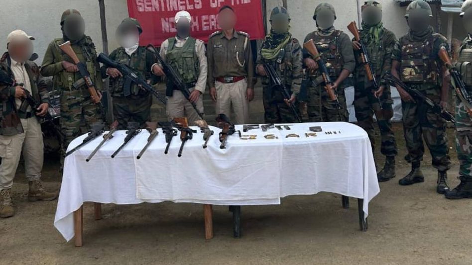 Joint operations lead to major recovery of arms and ammunition in Manipur Joint operations lead to major recovery of arms and ammunition in Manipur