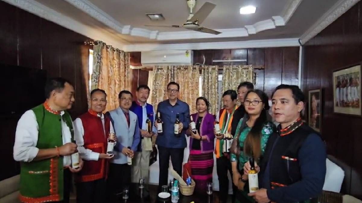 Arunachal: Dy CM Chowna Mein launches indigenous ‘Adi Apong’ rice wine to boost local industry