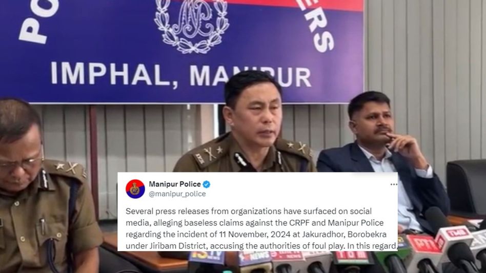 Manipur police denounce 'baseless claims' on social media, say 'militants killed in retaliatory fire' Manipur police denounce 'baseless claims' on social media, say 'militants killed in retaliatory fire'