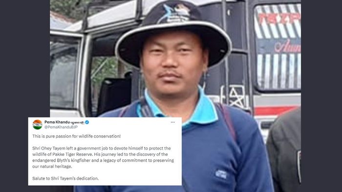 Arunachal: Former teacher discovers rare kingfisher, earns acclaim for wildlife conservation