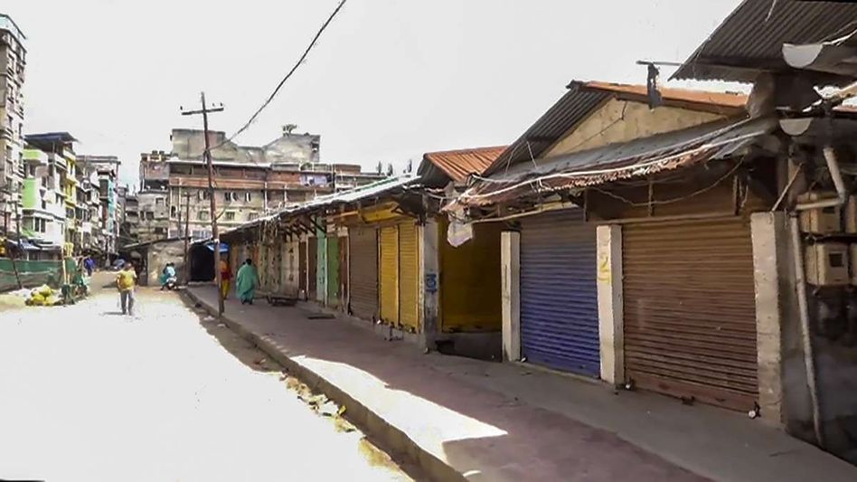 Manipur: Total shutdown affects normal life in Imphal Valley Manipur: Total shutdown affects normal life in Imphal Valley