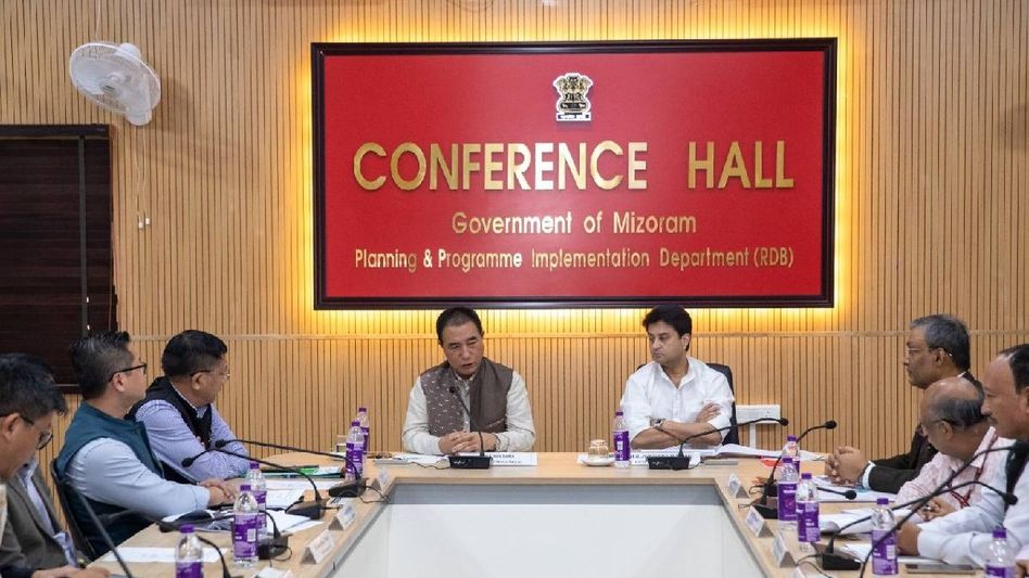 Mizoram: DoNER Minister holds key review meeting in Aizawl to strengthen developmental ties Mizoram: DoNER Minister holds key review meeting in Aizawl to strengthen developmental ties