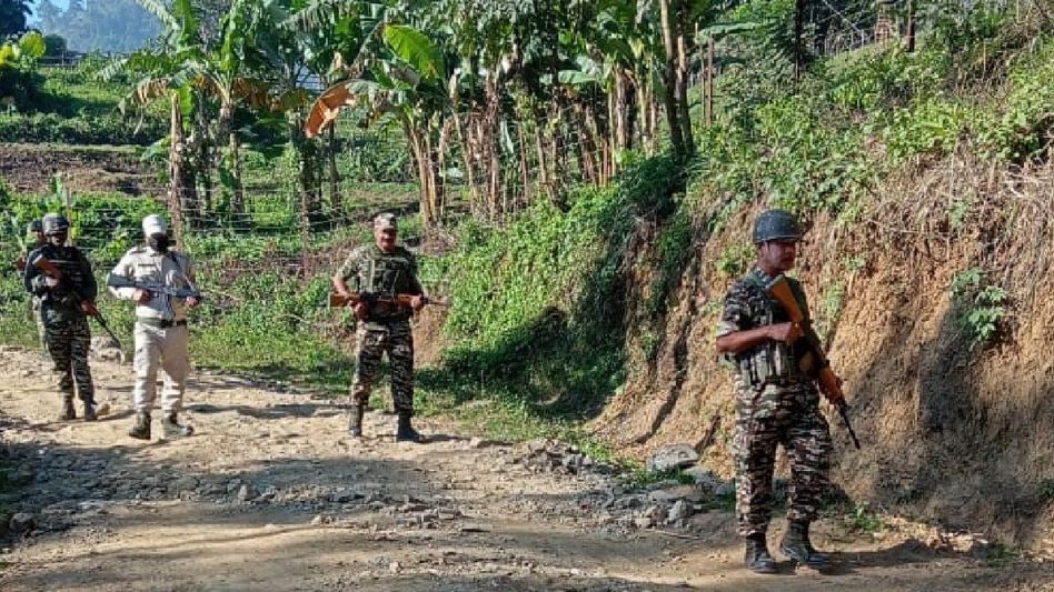 Manipur security forces conduct search operations, ensure safe vehicular movement Manipur security forces conduct search operations, ensure safe vehicular movement