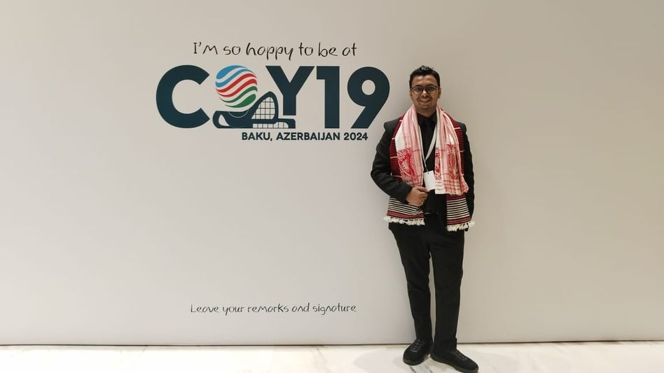 Assam's Vishal Dutta represents India at UN youth conference of COP29 in Azerbaijan Assam's Vishal Dutta represents India at UN youth conference of COP29 in Azerbaijan