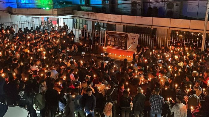 Mizoram: Candlelight vigil held in Aizawl over death of tribals in Manipur's Jiribam