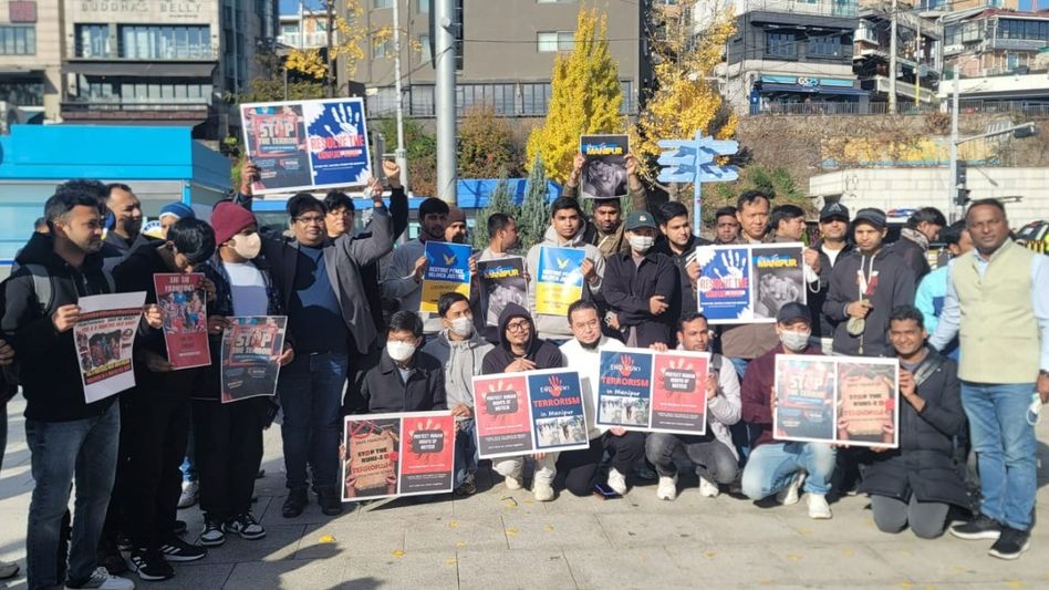 Korea Manipuri Association demands action against brutal killings of hostages in Manipur, Centre's intervention Korea Manipuri Association demands action against brutal killings of hostages in Manipur, Centre's intervention