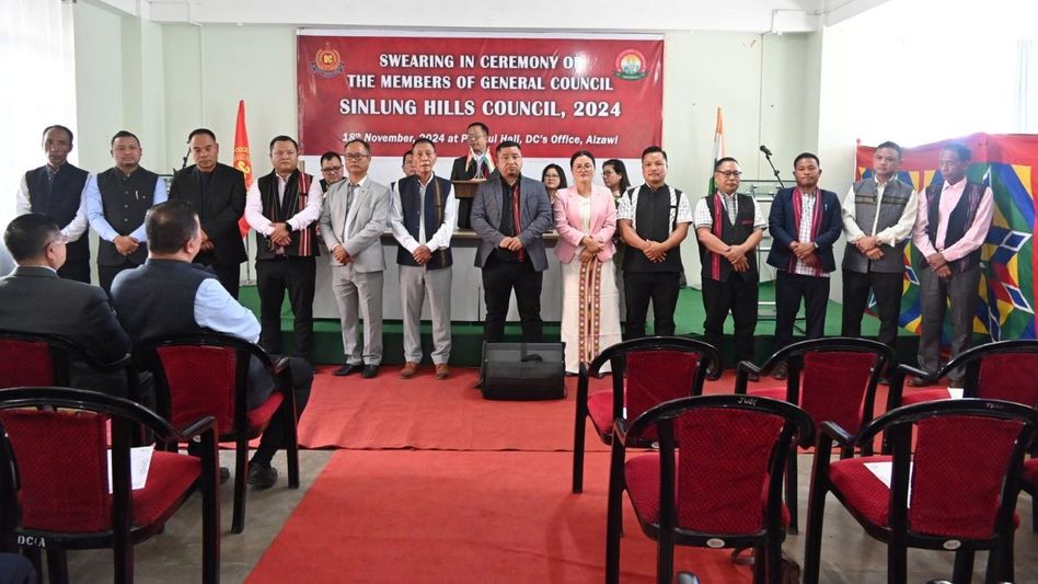 Mizoram: Sinlung Hills Council begins new term, new leaders take charge Mizoram: Sinlung Hills Council begins new term, new leaders take charge