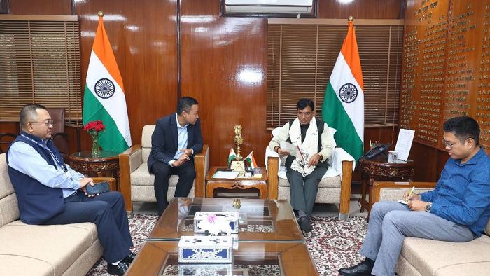 Mizoram Sports Minister meets Union Sports Minister to discuss Olympic bid and sports development