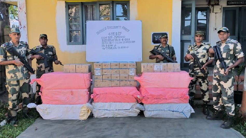 Meghalaya BSF seize contraband items worth over Rs 10 lakh in East Khasi Hills Meghalaya BSF seize contraband items worth over Rs 10 lakh in East Khasi Hills