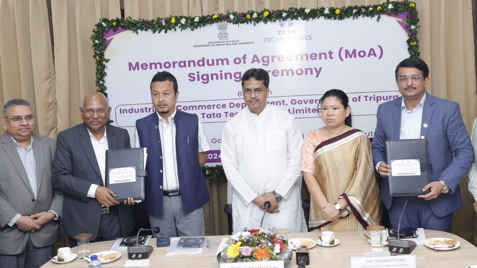 Tata Technologies signs MoA with Tripura for upgrading ITIs, CM Saha says skilled youths are future Tata Technologies signs MoA with Tripura for upgrading ITIs, CM Saha says skilled youths are future