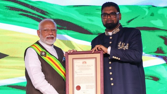 PM Modi awarded Guyana's highest honour for global contributions