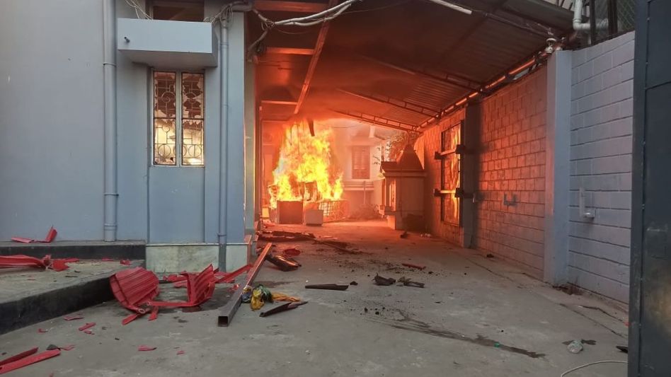 Manipur: Two more arrested for arson at residences of MLAs Manipur: Two more arrested for arson at residences of MLAs