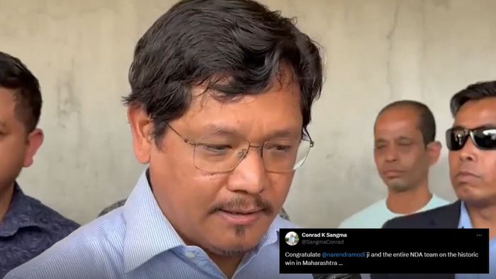 Meghalaya CM hails PM Modi as Maharashtra alliance claims decisive victory