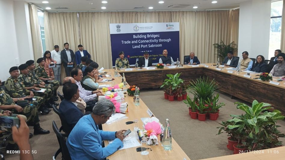 Tripura’s Sabroom land port likely to become operational by year end or early 2025 Tripura’s Sabroom land port likely to become operational by year end or early 2025