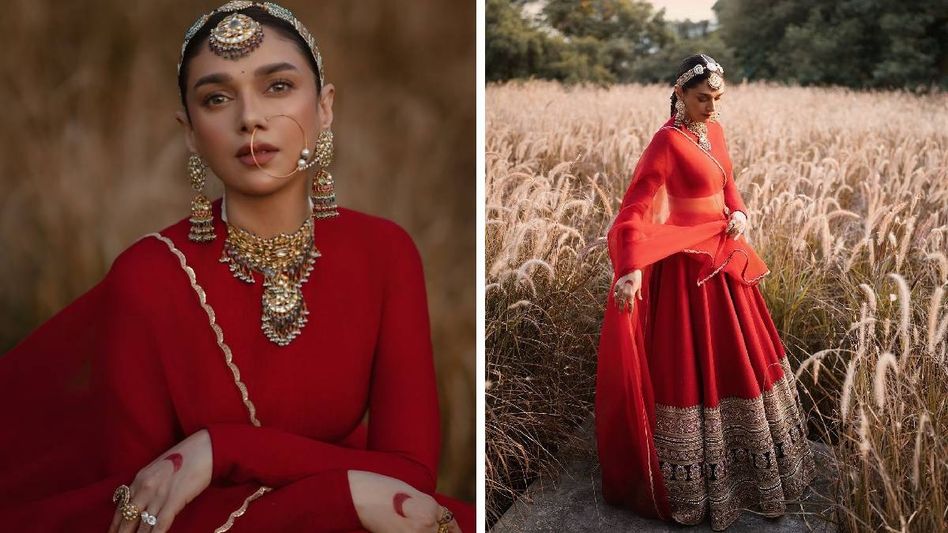 Aditi Rao Hydari and Siddharth shares new pics of Royal Jaipur wedding Aditi Rao Hydari and Siddharth shares new pics of Royal Jaipur wedding