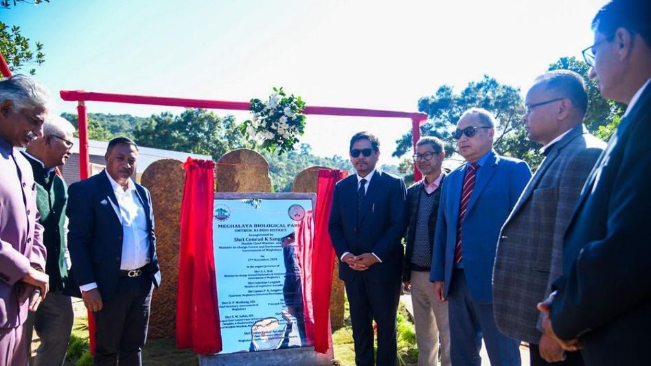 Meghalaya CM inaugurates state zoo's first phase at Umtrew Meghalaya CM inaugurates state zoo's first phase at Umtrew