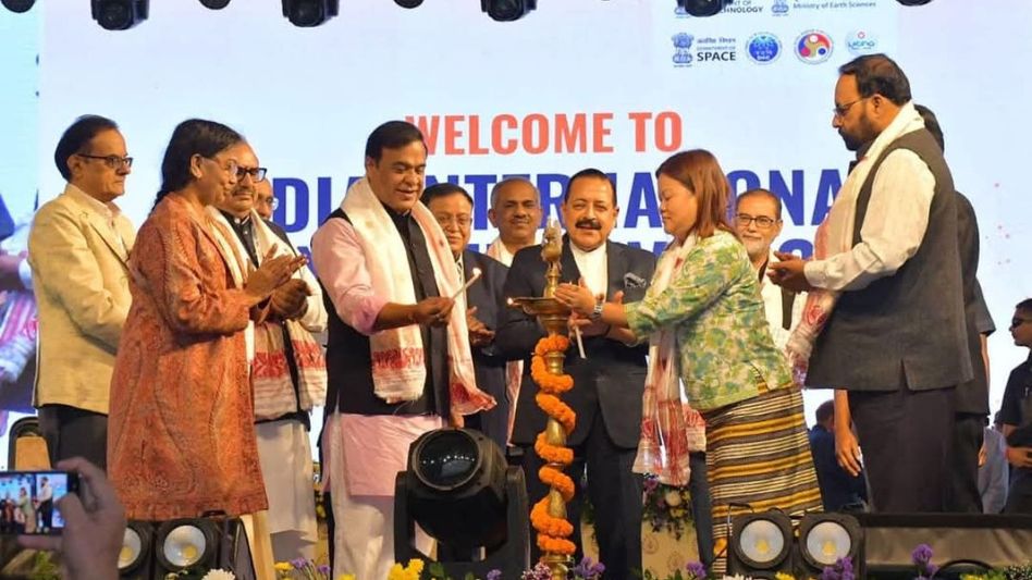 Arunachal minister Dasanglu Pul attends India International Science Festival 2024 at IIT Guwahati Arunachal minister Dasanglu Pul attends India International Science Festival 2024 at IIT Guwahati