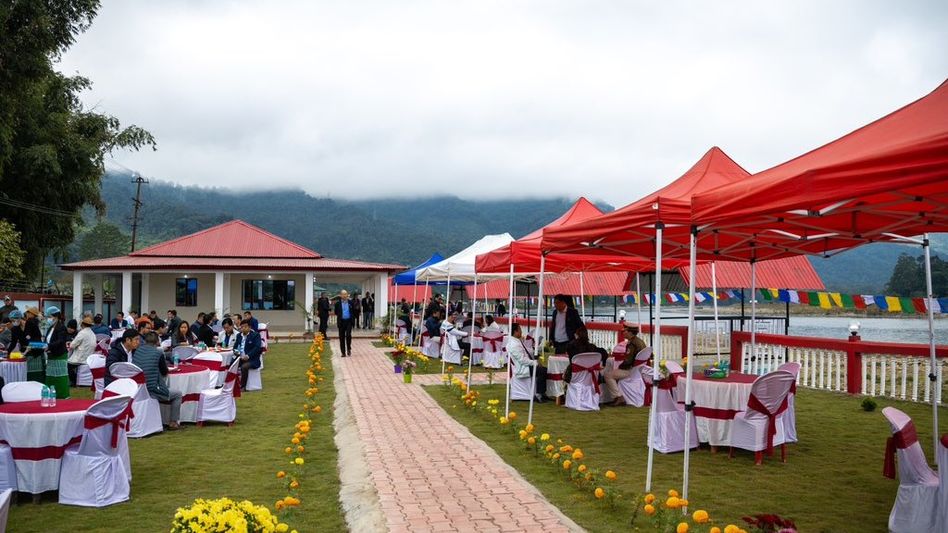 Arunachal CM inaugurates walkway at Yomgo Riverfront, Aalo Arunachal CM inaugurates walkway at Yomgo Riverfront, Aalo