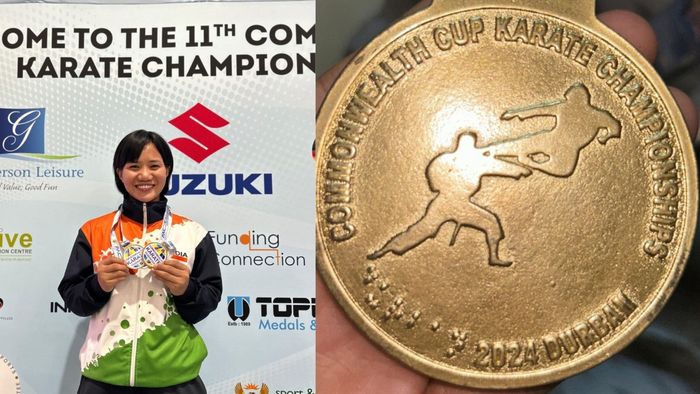 Arunachal karate champion clinches double medal haul at Commonwealth Championship