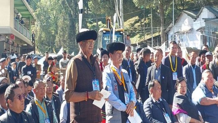 Nagaland: Stone-pulling ceremony marks Hornbill festival at Kigwema Village