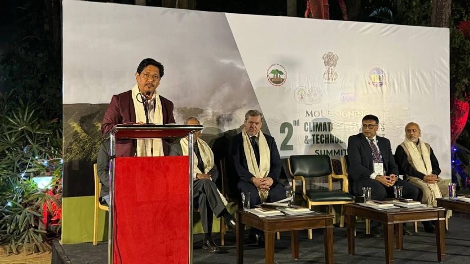 Meghalaya CM attends climate summit; key MoUs for development projects in state signed Meghalaya CM attends climate summit; key MoUs for development projects in state signed